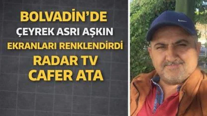Bolvadin’de Çeyrek Asrı Aşkın Ekranları Renklendirdi Cafer Ata