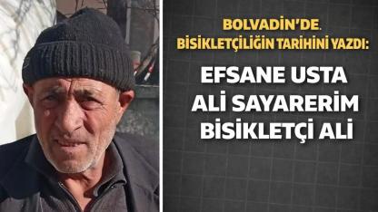 Bolvadin’de Efsane Bisikletçi Ali Sayarerim