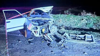 Bolvadin’de Feci Kaza Bir Kişi Hayatını Kaybetti