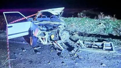 Bolvadin’de Feci Kaza Bir Kişi Hayatını Kaybetti