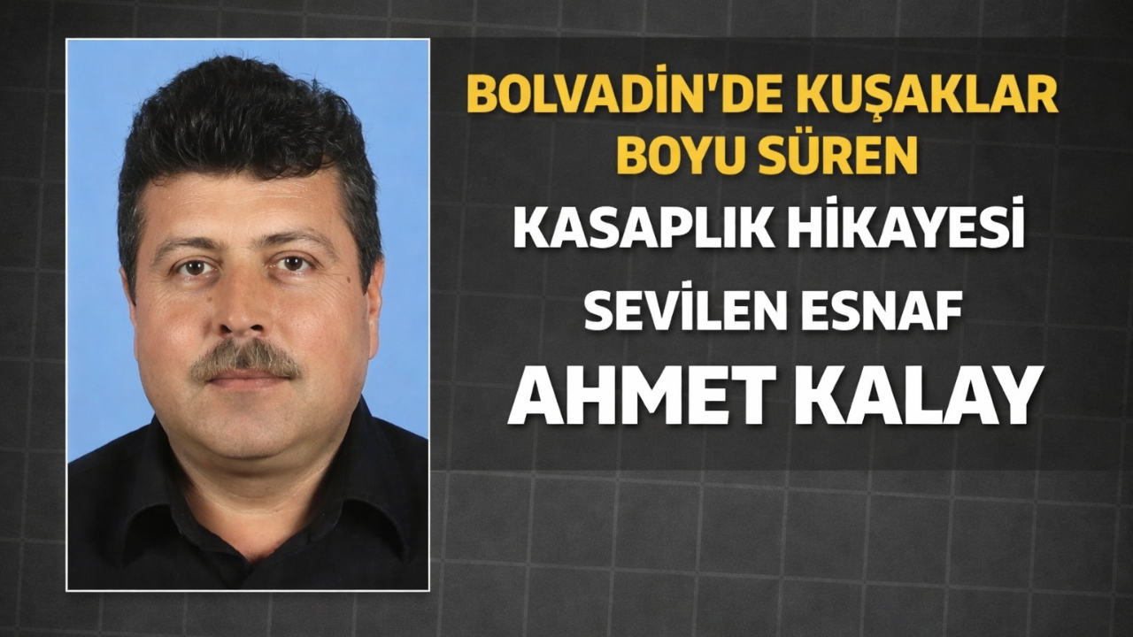 Bolvadin’de Kuşaklar Boyu Süren Kasaplık Geleneği Sevilen Esnaf Ahmet Kalay