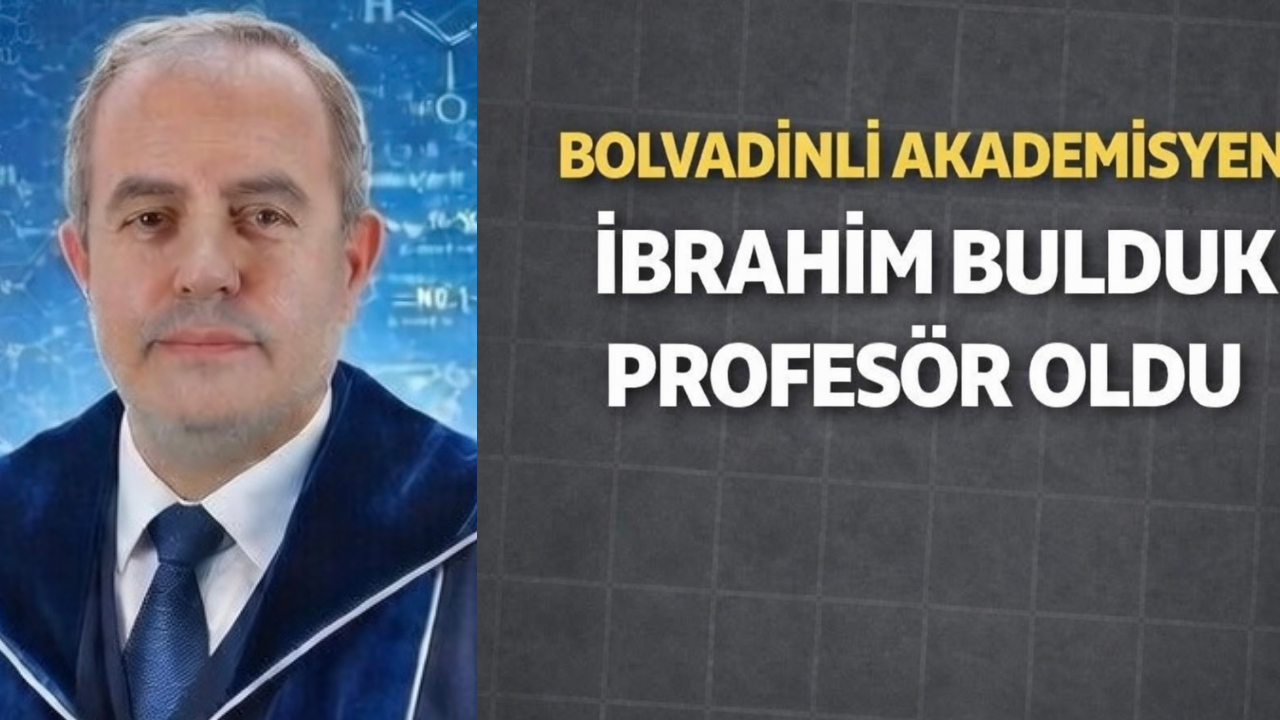 Bolvadinli Akademisyen İbrahim Bulduk Profesör Oldu