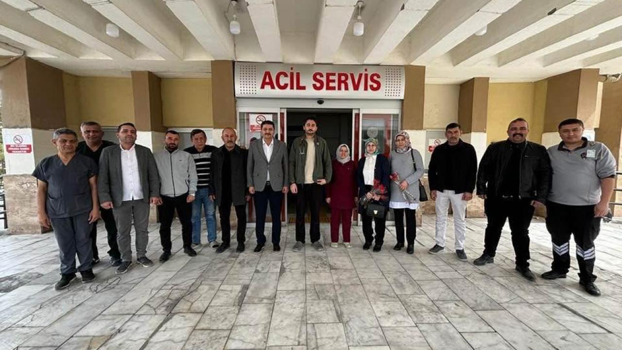 MHP Bolvadin İlçe Teşkilatından Sağlık Çalışanlarına 14 Mart Ziyareti