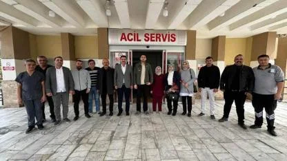 MHP Bolvadin İlçe Teşkilatından Sağlık Çalışanlarına 14 Mart Ziyareti