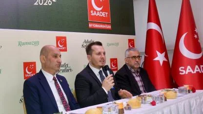 Saadet Partisi Afyonkarahisar’da Şehit Aileleri İle İftar Yaptı