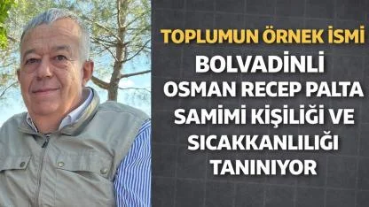 Toplumun Örnek İsmi Bolvadinli Osman Recep Palta Samimi Kişiliği İle Tanınıyor