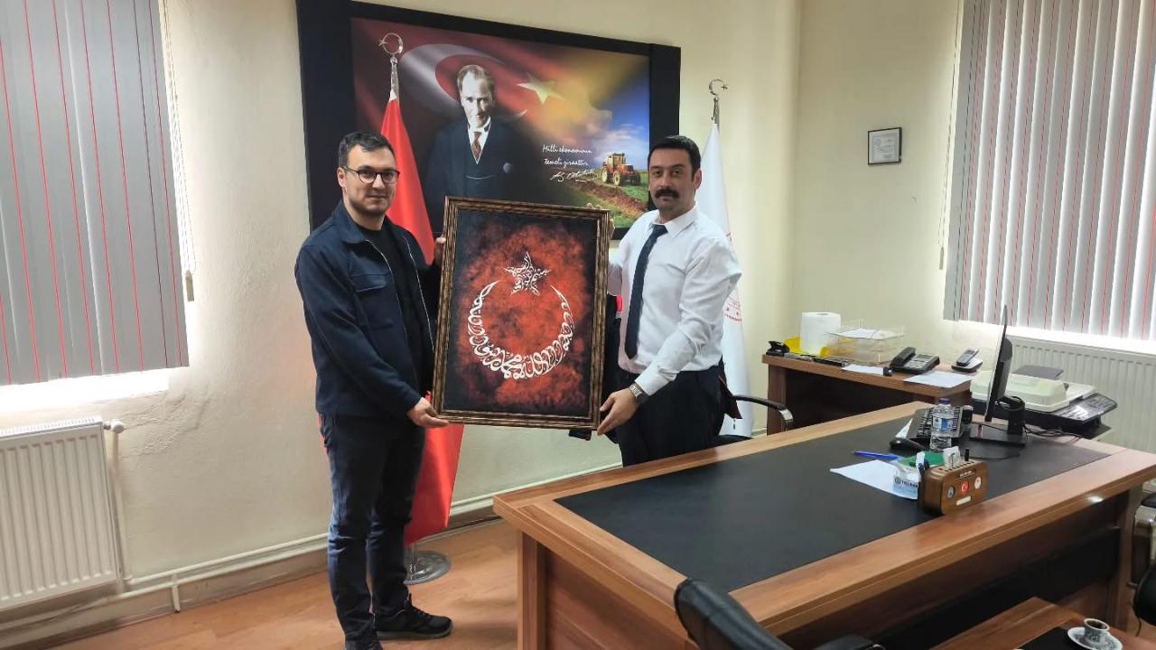 Bayat’ta Yeni İlçe Müdürü Aygün’e Anlamlı Buluşma