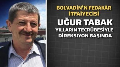 Bolvadin’in Fedakâr İtfaiyecisi Uğur Tabak Yılların Tecrübesiyle Direksiyon Başında