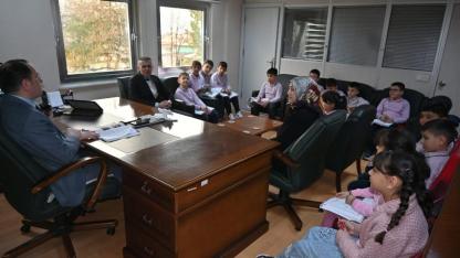 Çay’da Kaymakam Türker’in Makamında Eğitim Verildi