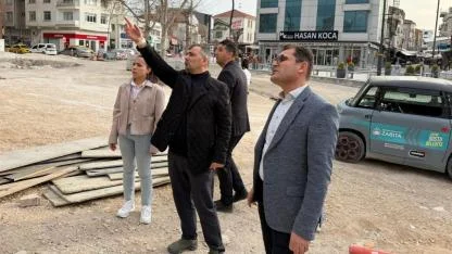 Emirdağ’da Cumhuriyet Meydanı Çalışması Başladı
