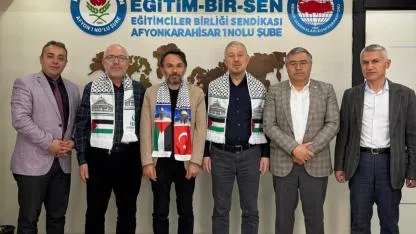 Afyonkarahisar Eğitime Destek Platformu’ndan Mustafa Arslan’a Ziyaret