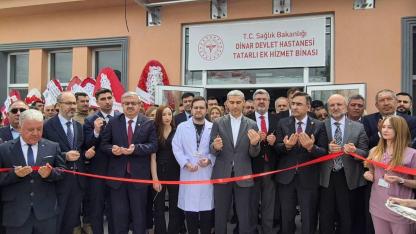 Dinar Tatarlı’ya Modern Sağlık Üssü Yeni Sağlık Merkezi Törenle Açıldı