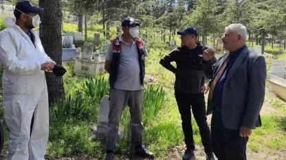 Işıklar Kasabası’nda Mezarlık Yeniden Düzenleniyor Bakım Onarım Her Şey