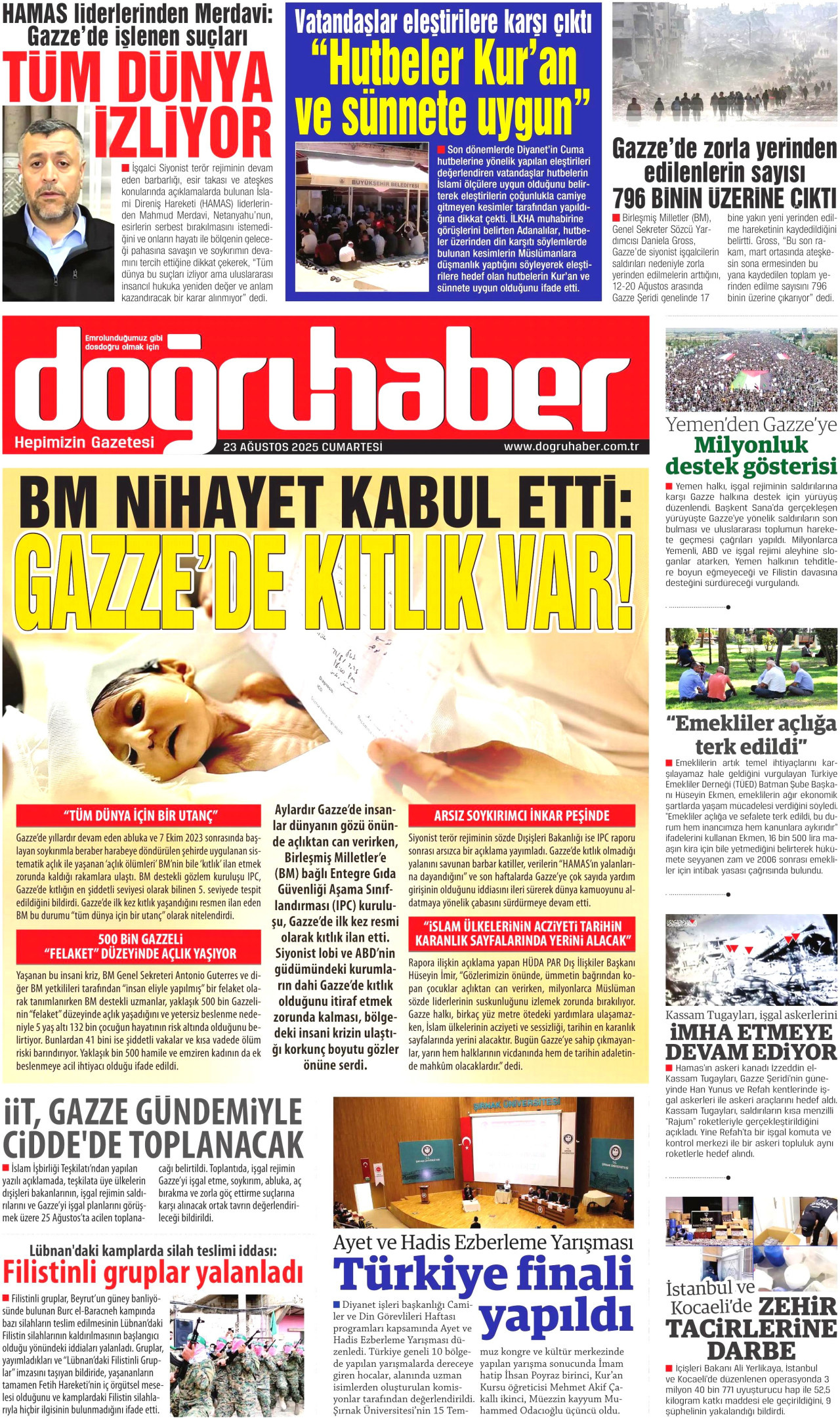 DOĞRU HABER Gazete Manşeti