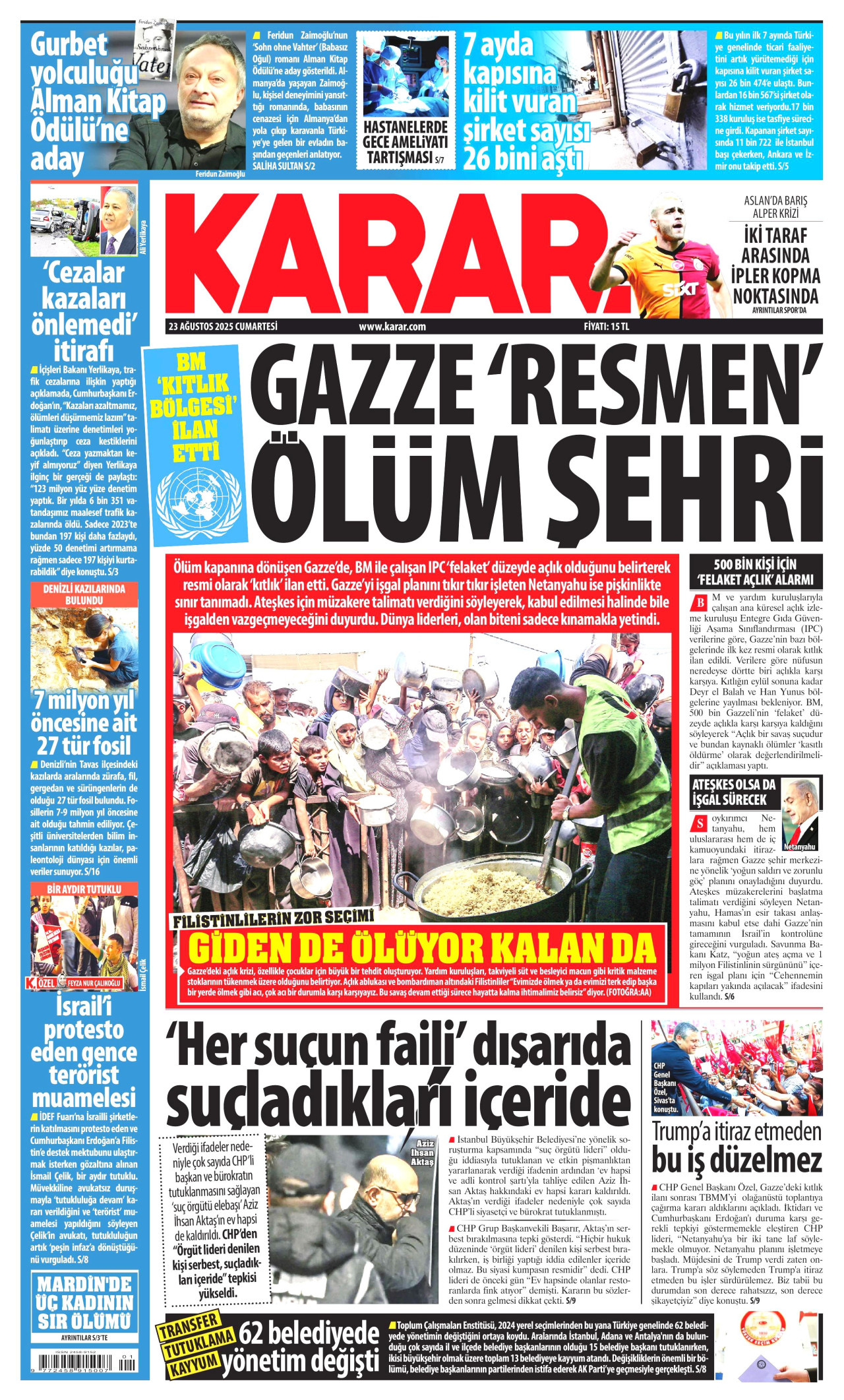 KARAR Gazete Manşeti