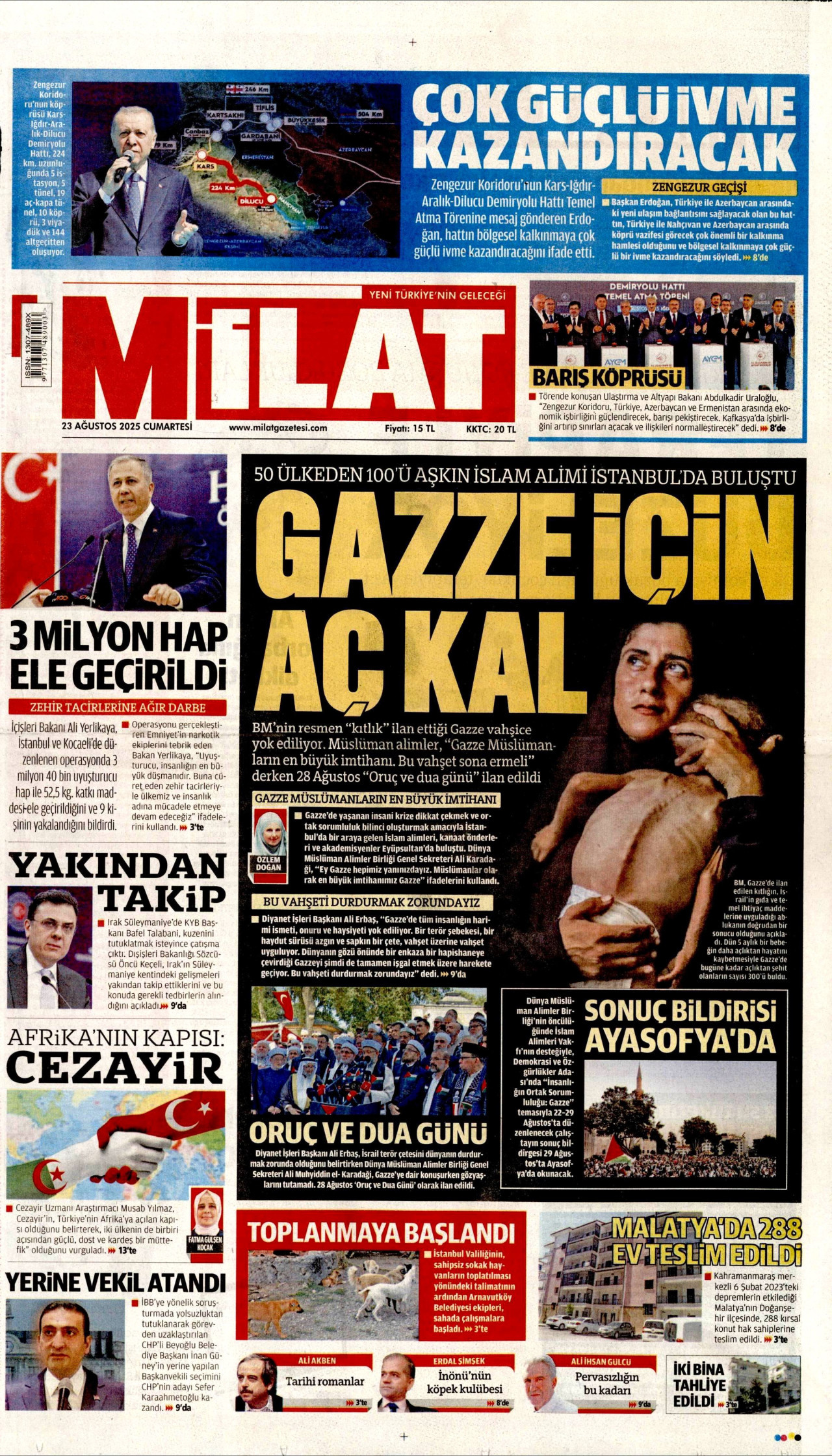 MİLAT Gazete Manşeti