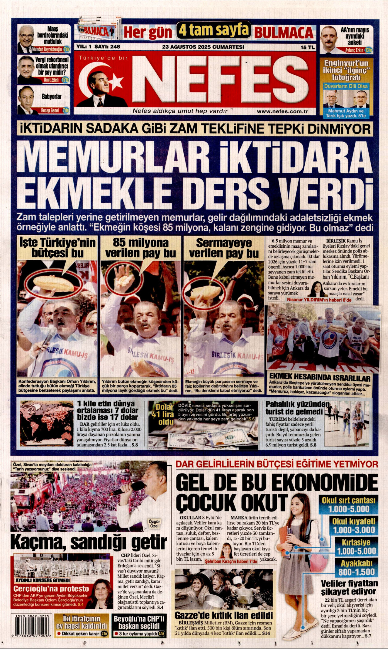 NEFES Gazete Manşeti