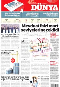 DÜNYA Gazete Manşeti