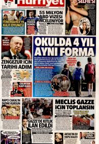 HÜRRİYET Gazete Manşeti