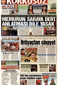 KORKUSUZ Gazete Manşeti