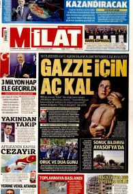 MİLAT Gazete Manşeti