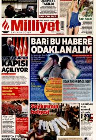 MİLLİYET Gazete Manşeti
