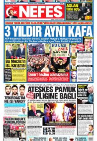 Nefes Gazetesi Gazete Manşeti